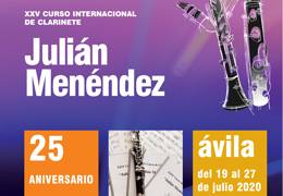 XXV CURSO INTERNACIONAL DE CLARINETE. JULIÁN MENÉNDEZ